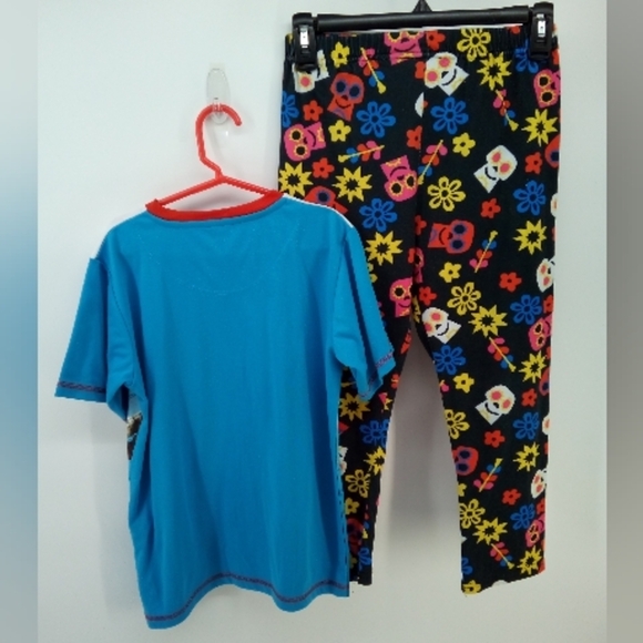 Disney Pixar Coco Remember Me Boys Pajama Snug Set 12 Cartoon Animation Movie - Picture 3 of 10